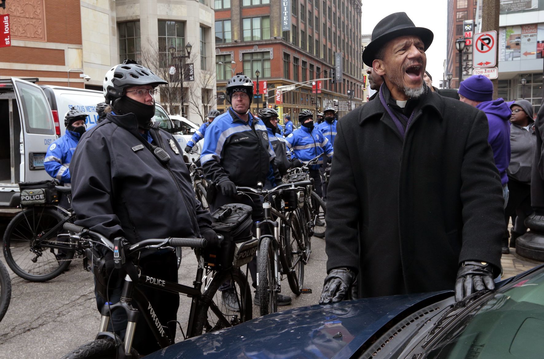 Arrests made as protesters call for pay raise for local janitors